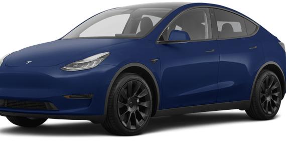 TESLA MODEL Y 2020 5YJYGDEF1LF003112 image